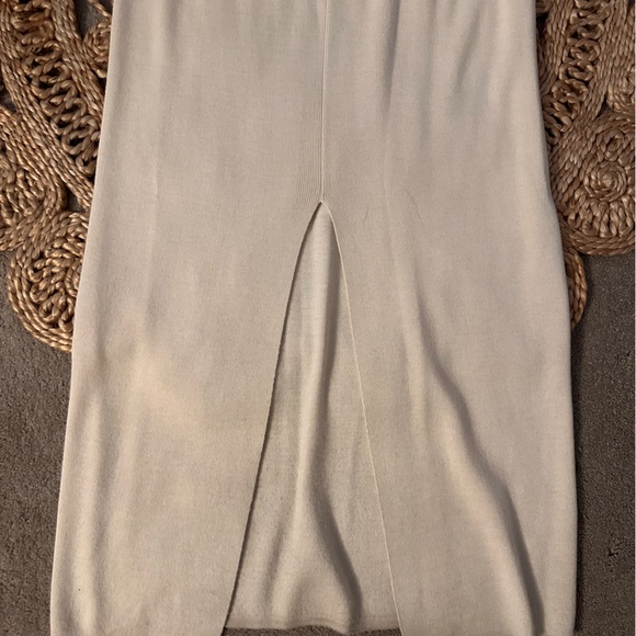 Vintage Blushe Impressions Cream Merino Wool Skirt and Top Set Size M - Picture 7 of 11